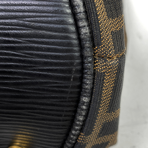 Fendi Zucca Pattern Bucket Type Canvas Handbag Brown - Picture 3 of 8